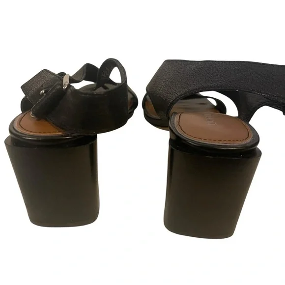 DONALD PLINER Pasha Black Slingback Block Heel Sandals Shoes Heels - Picture 9 of 11